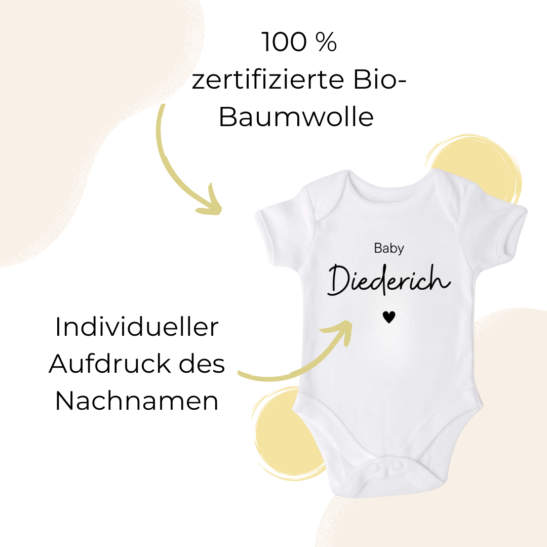Baby Body Nachname / Schwangerschaft verkünden