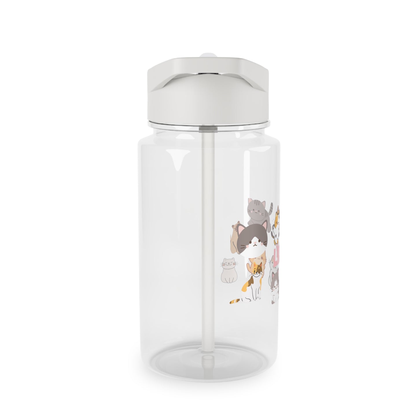 Personalized drinking bottle “Cat Dream” – For little animal fans