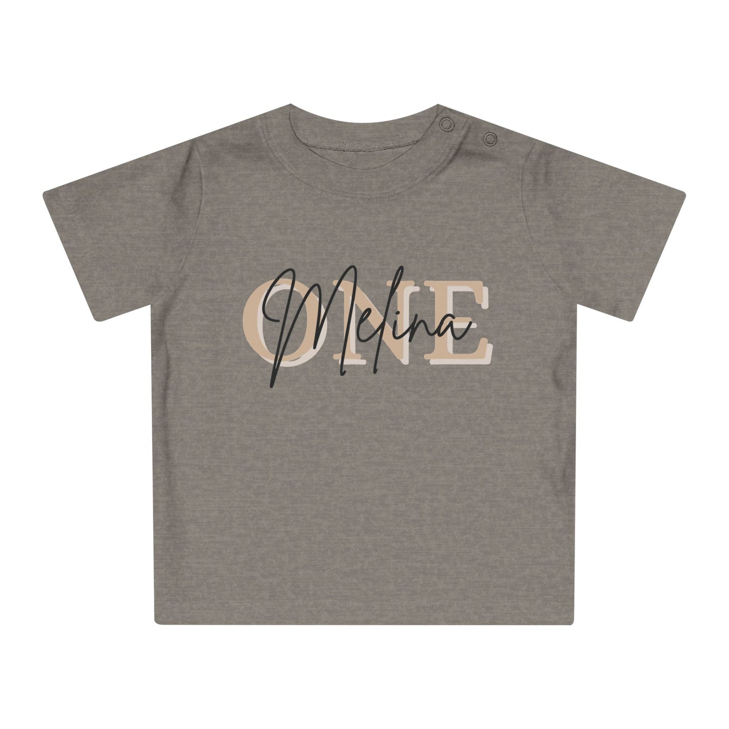 Personalisierte 1. Geburtstag Baby T-Shirt mit Name