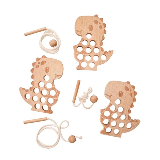 Fädelspiel Kinder / Montessori Spielzeug - einzigartigliebe