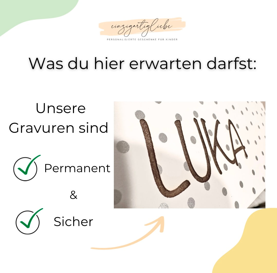 Personalisierter Greifling mit Name / Babygeschenk gehÀkelt Rassel | Hase