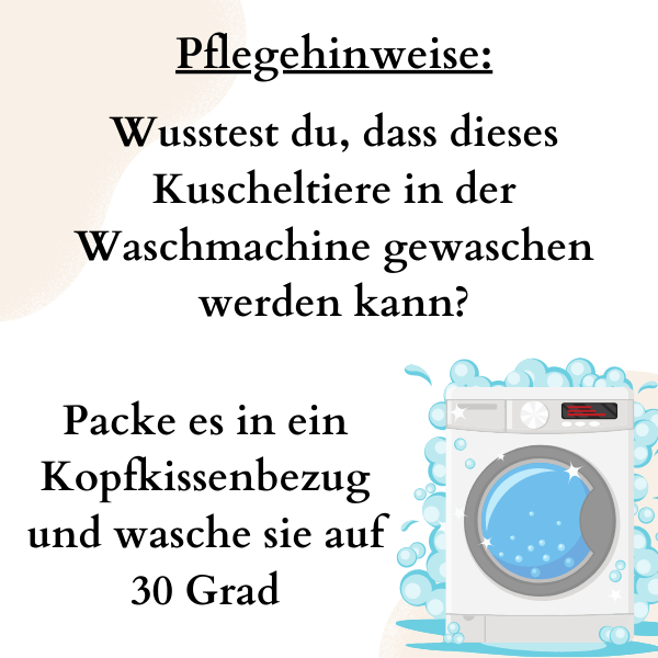 Pflegehinweise - einzigartigliebe