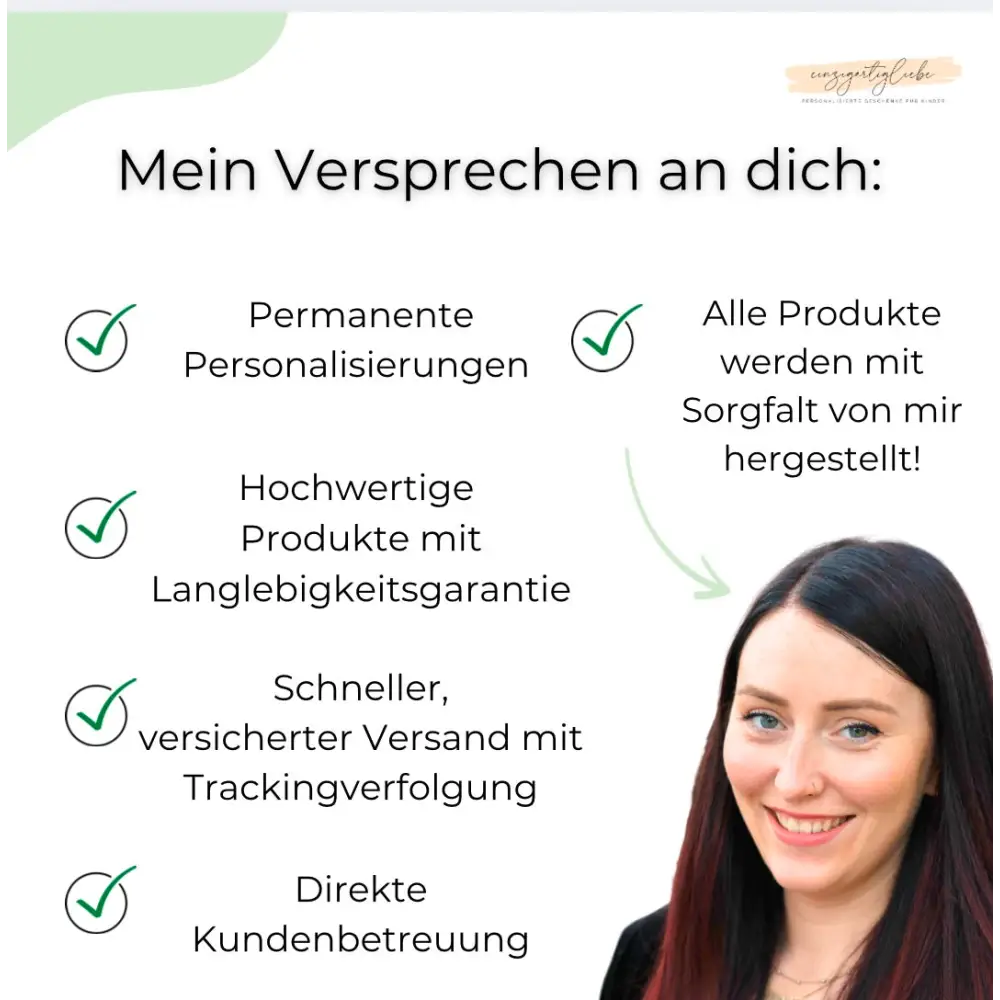 Kuscheltier Hase Personalisiert mit Namen und Geburtsdaten / Ostergeschenk