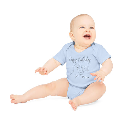 Happy Birthday Papa Baby Body / Schwangerschaft verkünden - einzigartigliebe