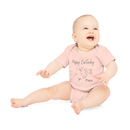 Happy Birthday Papa Baby Body / Schwangerschaft verkünden - einzigartigliebe