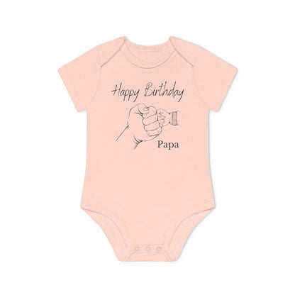Happy Birthday Papa Baby Body / Schwangerschaft verkünden - einzigartigliebe