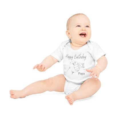 Happy Birthday Papa Baby Body / Schwangerschaft verkünden - einzigartigliebe