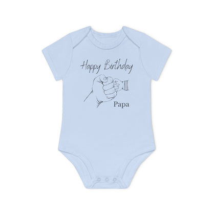 Happy Birthday Papa Baby Body / Schwangerschaft verkünden - einzigartigliebe