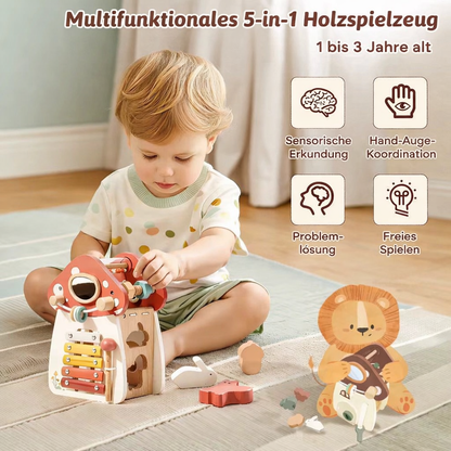 Holz Spielzeug Pilz Motorikwürfel / Geschenk Junge oder Mädchen