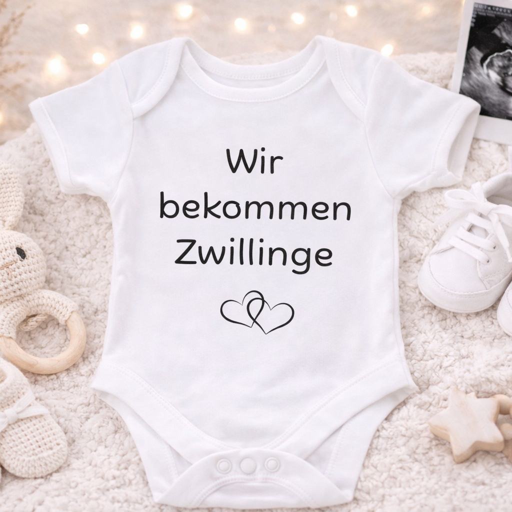 Schwangerschaft verkünden Wir bekommen Zwillinge | Baby Body Zwillinge