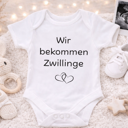 Schwangerschaft verkünden Wir bekommen Zwillinge | Baby Body Zwillinge