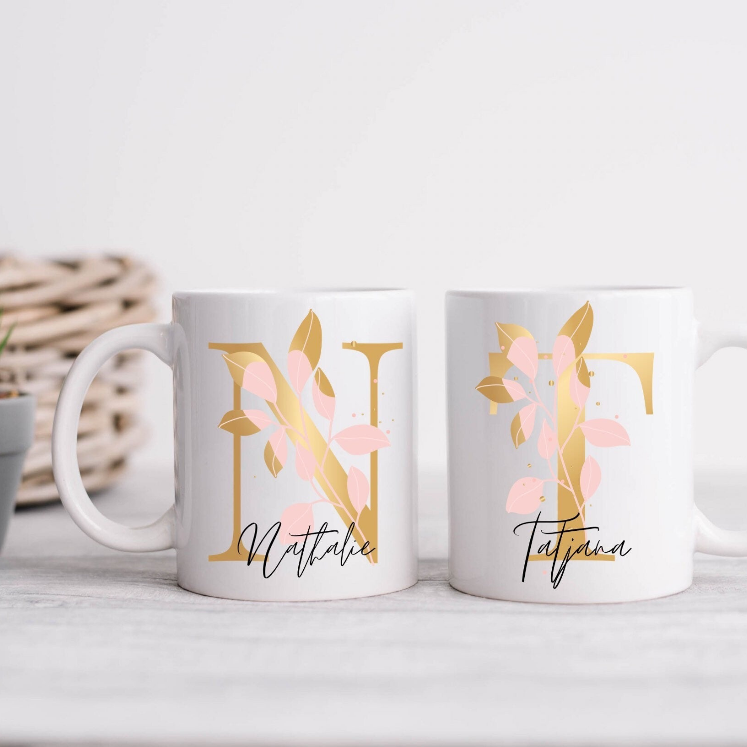 Personalisierte Tasse mit Name Keramiktasse Geschenk - einzigartigliebe