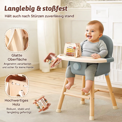 Holz Spielzeug Pilz Motorikwürfel / Geschenk Junge oder Mädchen