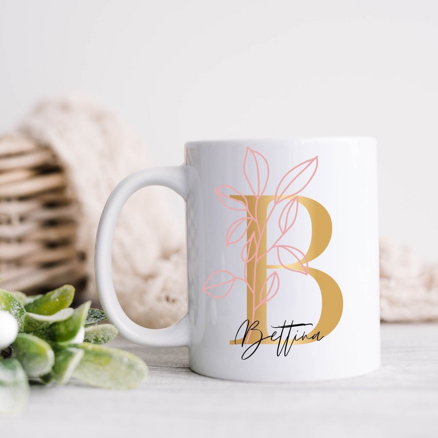 Personalisierte Tasse mit Name Keramiktasse Geschenk - einzigartigliebe