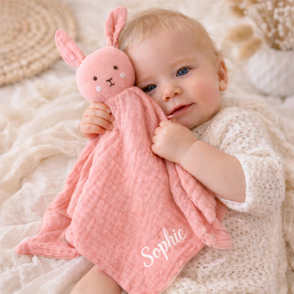 Personalized comforter with name | Pink