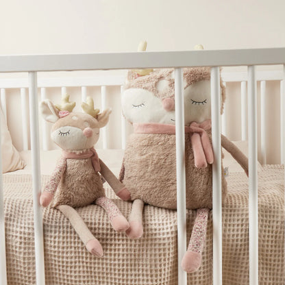 Personalisiertes Kuscheltier Reh mit Name und Geburtsdaten