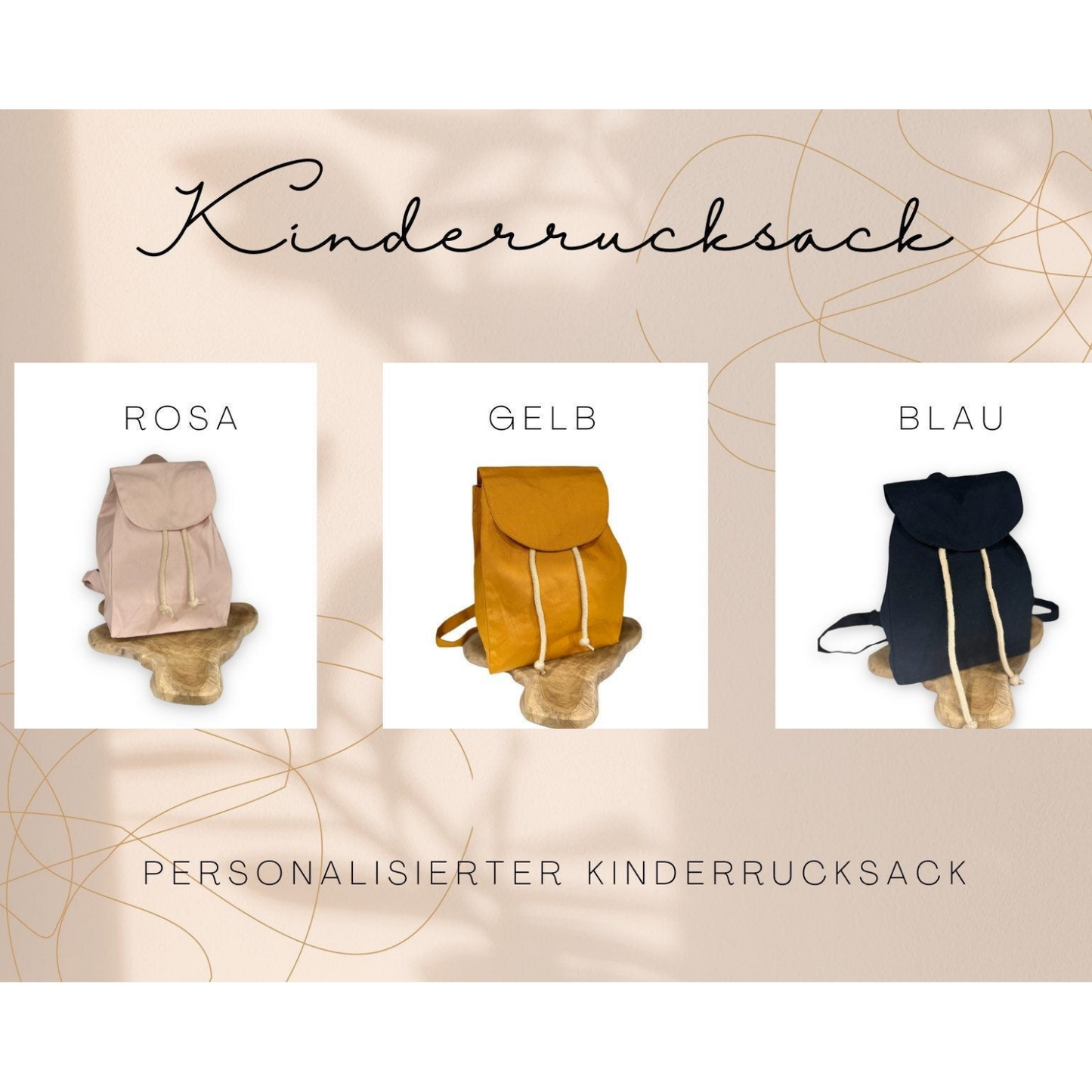 Personalisierter Kinderrucksack / Kindergartentasche