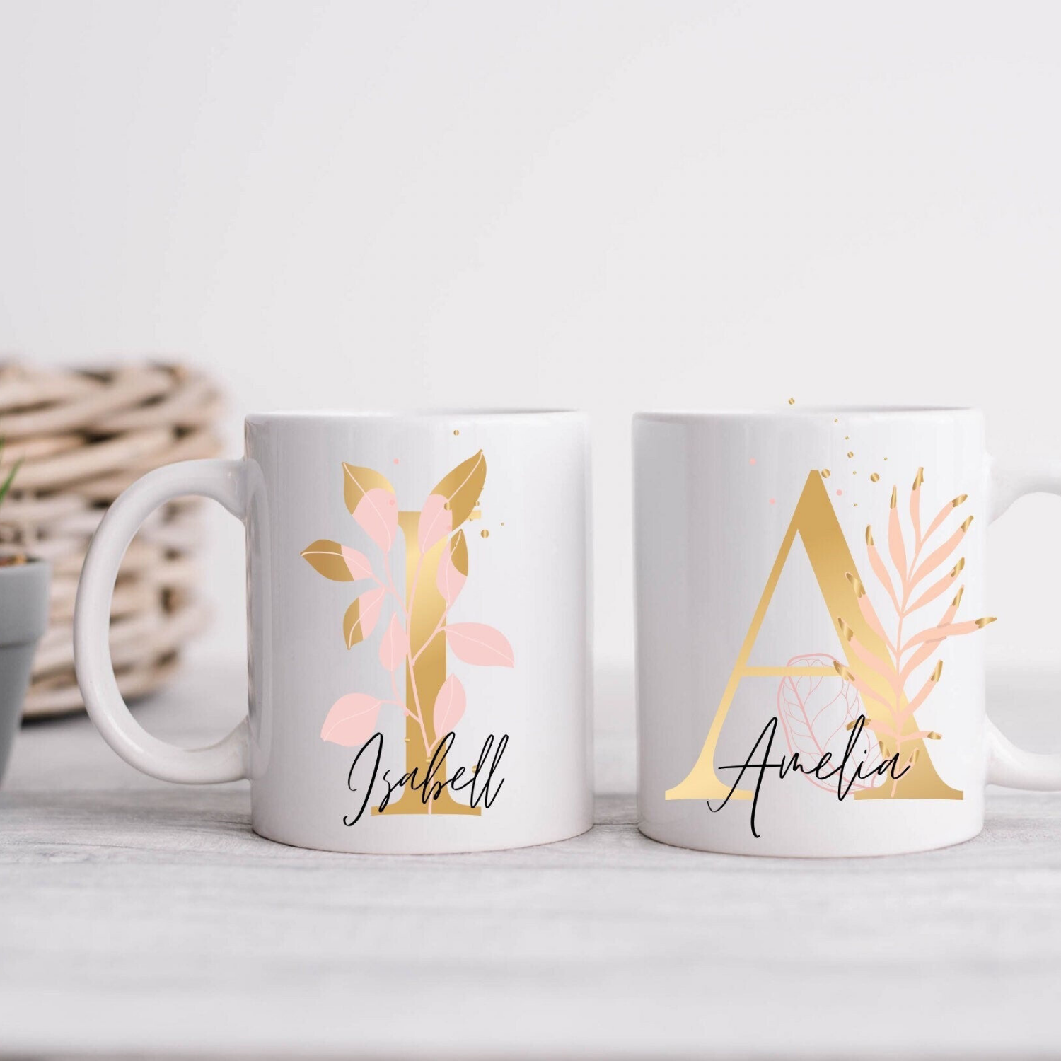 Personalisierte Tasse mit Name Keramiktasse Geschenk - einzigartigliebe