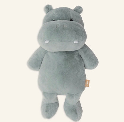 Kuscheltier Nilpferd mit Namen personalisiert | Geschenk zur Geburt