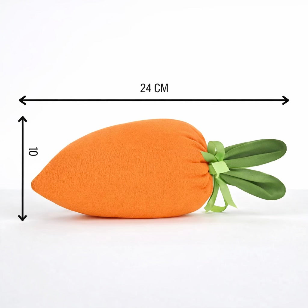 Easter bag with name | made of velvet | carrot