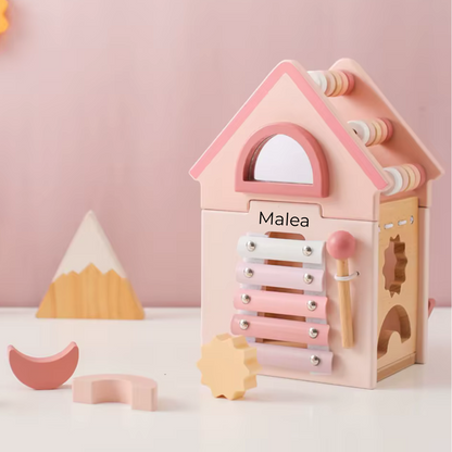Stacking castle / motor skills cube