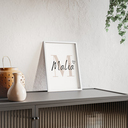 Personalisierte Geburts-Poster – Namens - Traum - einzigartigliebe