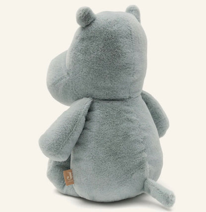 Kuscheltier Nilpferd mit Namen personalisiert | Geschenk zur Geburt