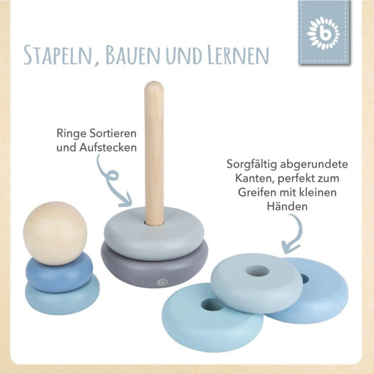 Detailaufnahme des Produkts und seiner sorgfältigen Verarbeitung