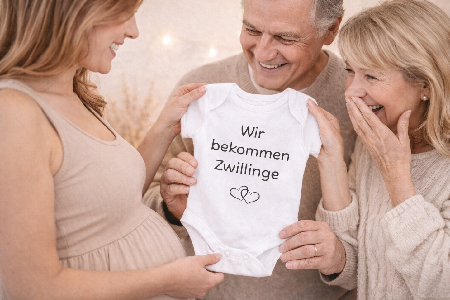 Schwangerschaft verkünden Wir bekommen Zwillinge | Baby Body Zwillinge
