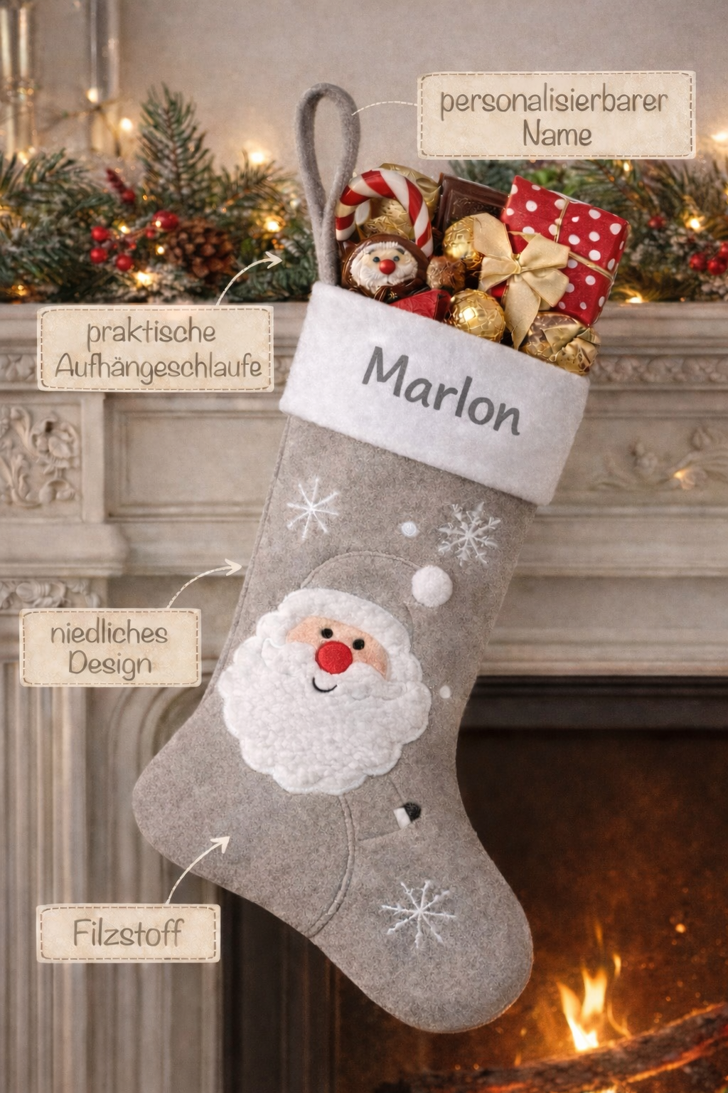 Beschreibung Weihnachtsstiefel 