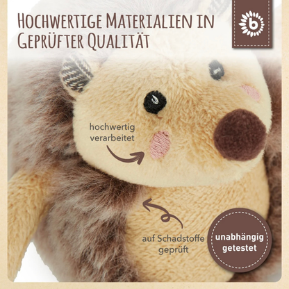 Baby rattle hedgehog