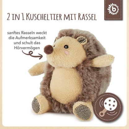 Baby rattle hedgehog