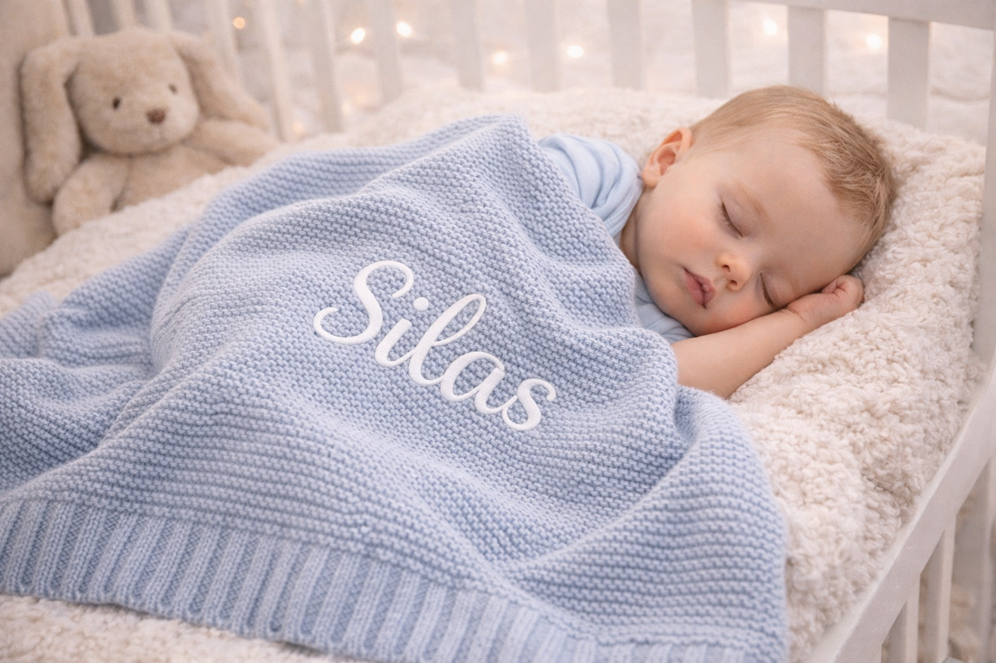 Personalized baby blanket / embroidered name