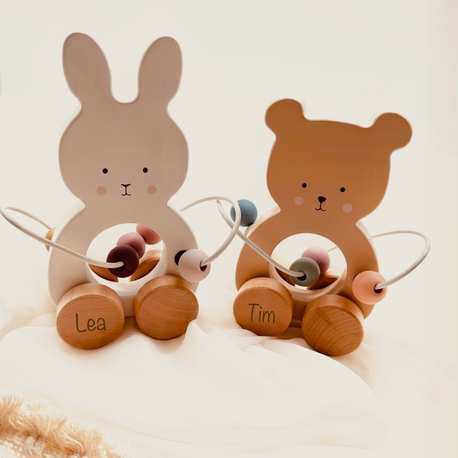 Small personalized toy / rabbit or teddy – einzigartigliebe