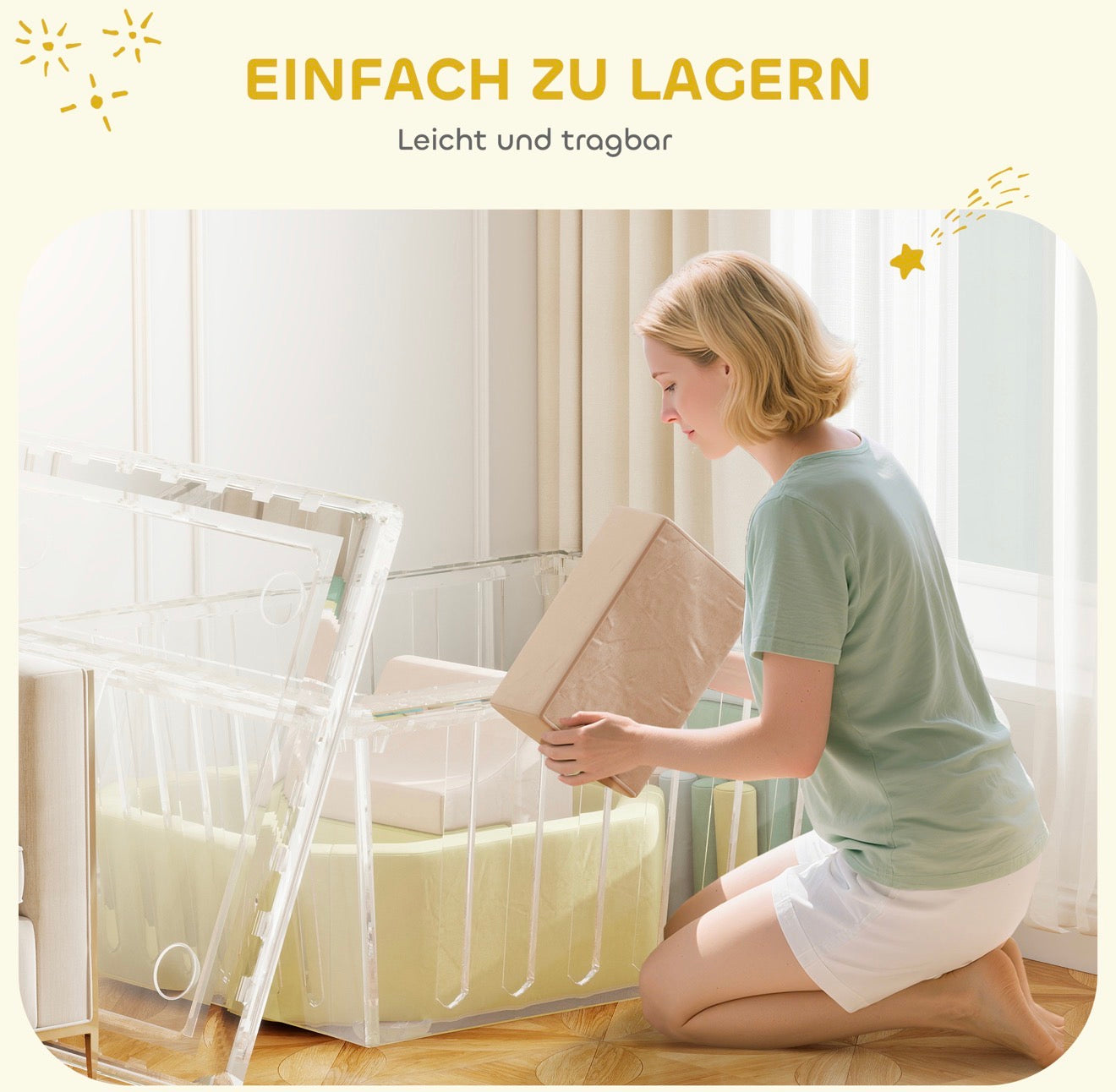 Einfach zu Lagern das Bällebad 