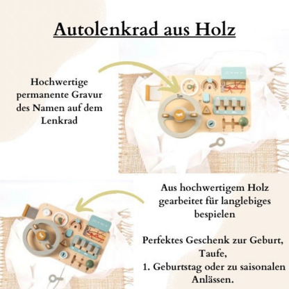Holz Spielzeug Autolenkrad / Geschenk Junge - einzigartigliebe