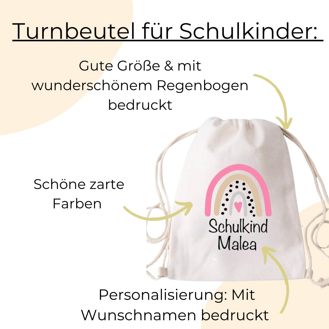 Schulkind 2025 Turnbeutel / Geschenk zur Einschulung