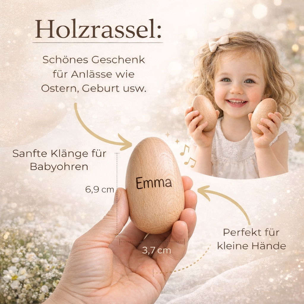 Geschenk für kleine Hände, permanente Gravur, sanfte Klänge für Babyohren 