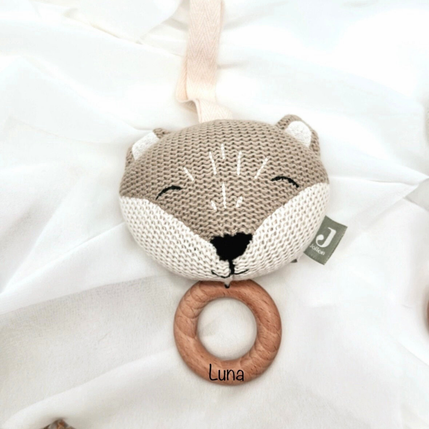 Personalisierte Spieluhr mit Name | Teddy Giraffe Fuchs Babygeschenk mit Musik - einzigartigliebe