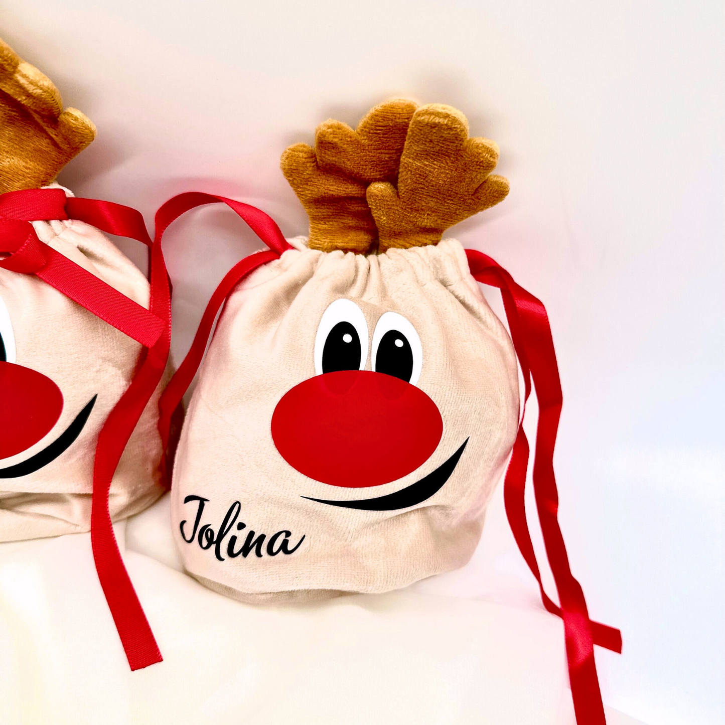 Personalisierter Geschenksack mit Name / Geschenkbeutel Weihnachten - einzigartigliebe