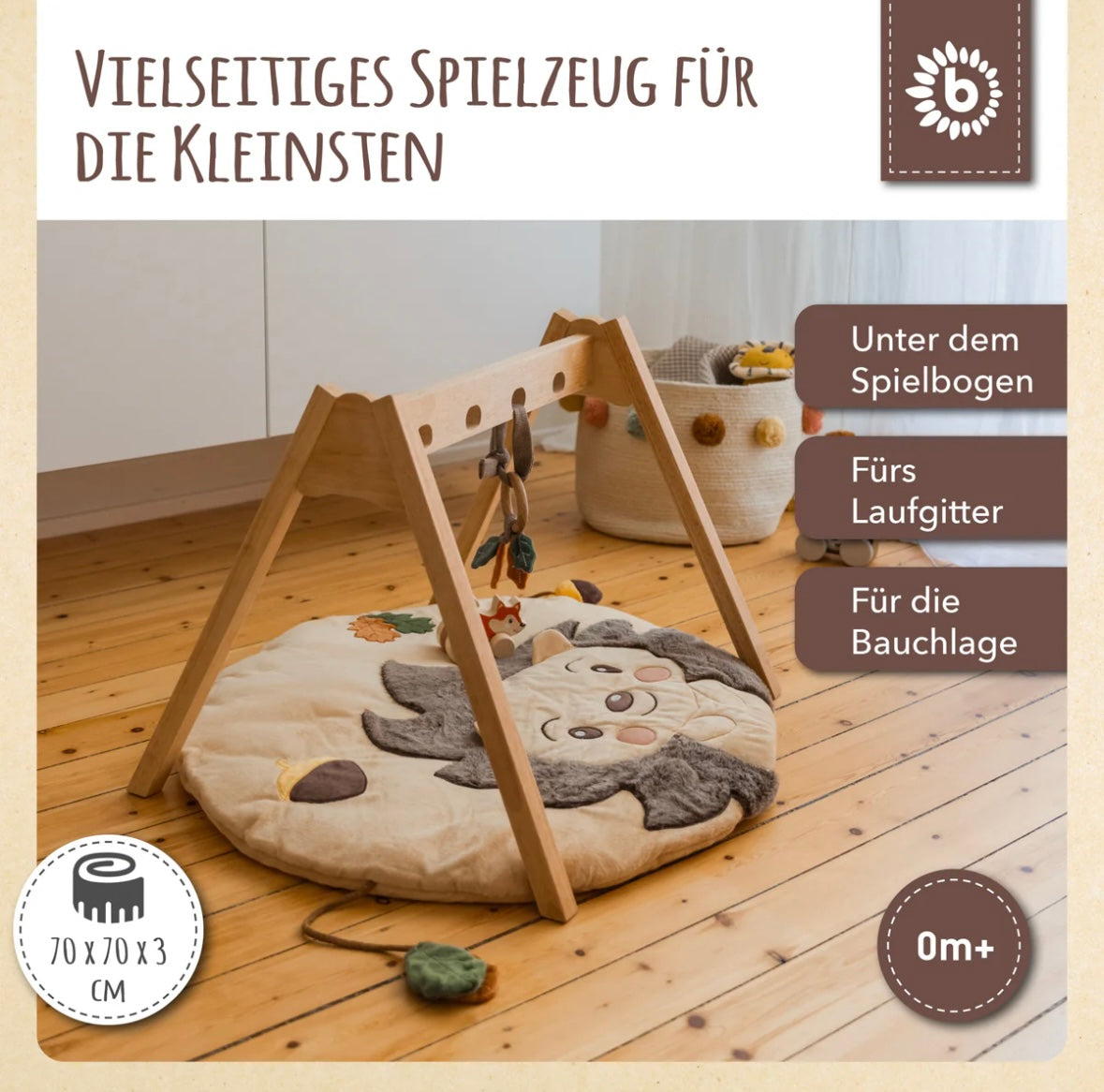 Personalisierte Krabbeldecke, Personalisiertes Geschenk zur Geburt 