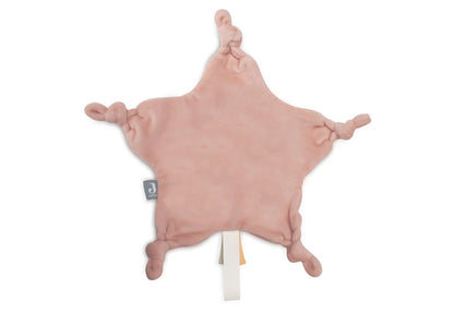 Baby kuscheltuch in rosa Schmusetuch Stern – personalisiertes Jollein Mädchen Geschenk mit Namen