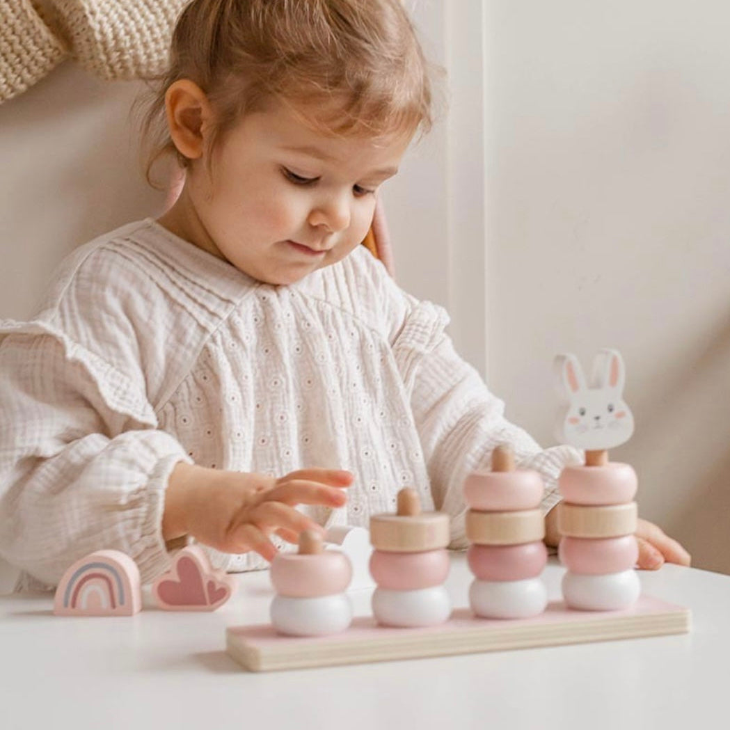 Montessori Holzspielzeug ab 1 Jahr, Lernspiel für 1 Jährige Mädchen oder Junge
