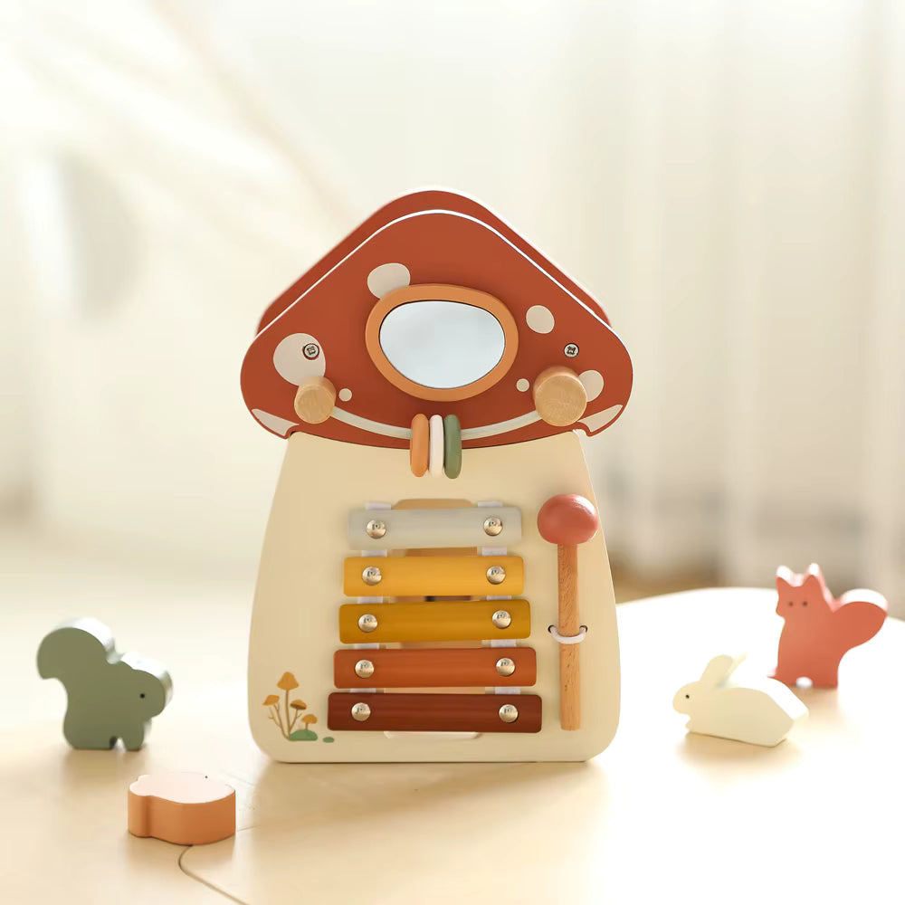 Nachhaltiger Holz-Motorikwürfel für Kinder – fördert spielerisch Motorik & Kreativität