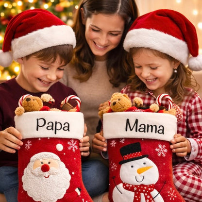 Nikolausstrumpf für Mama und Papa - besondere Weihnachtsgeschenke mit Personalisierung 