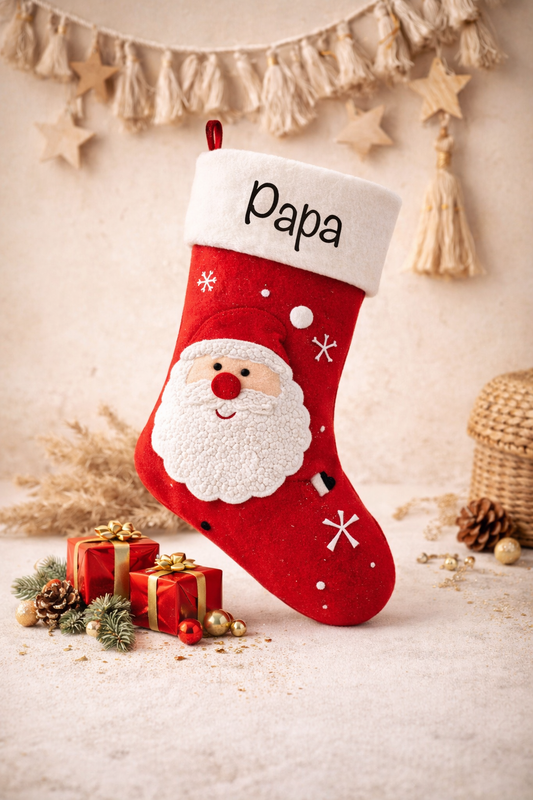 Personalisierter Nikolausstrumpf Zum befüllen für Kinder - Geschenke für Familie Weihnachten - Deko für Kamin