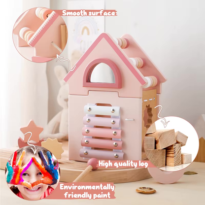 Stacking castle / motor skills cube