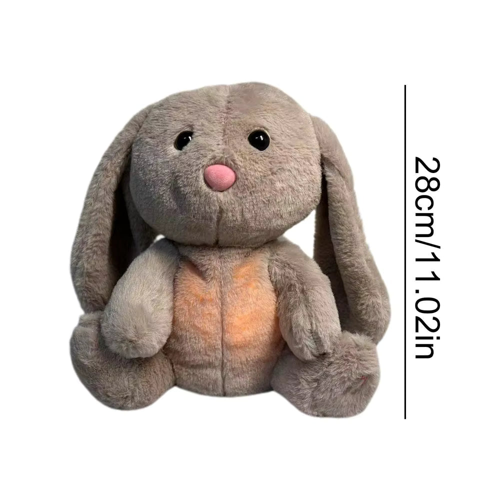 Musical plush toy rabbit with light &amp; soothing sounds