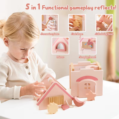 Stacking castle / motor skills cube