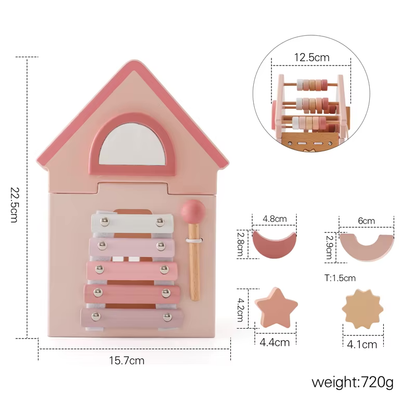Stacking castle / motor skills cube
